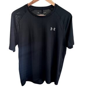 Under Armour Men’s Tech T-Shirt Size Large Black Short Sleeve Athletic Gym Shirt